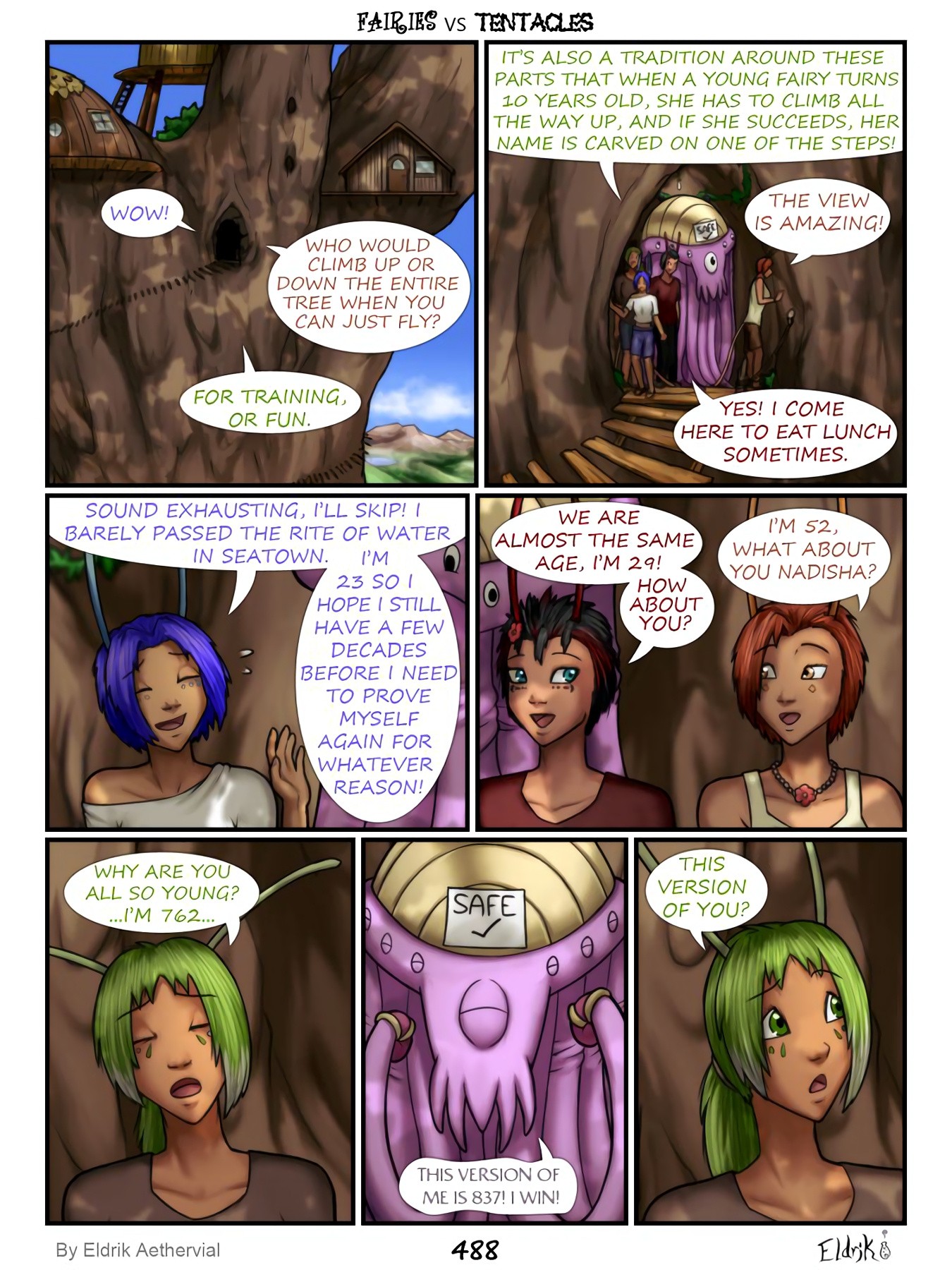 Fairies vs Tentacles 6-9 porn comic picture 69