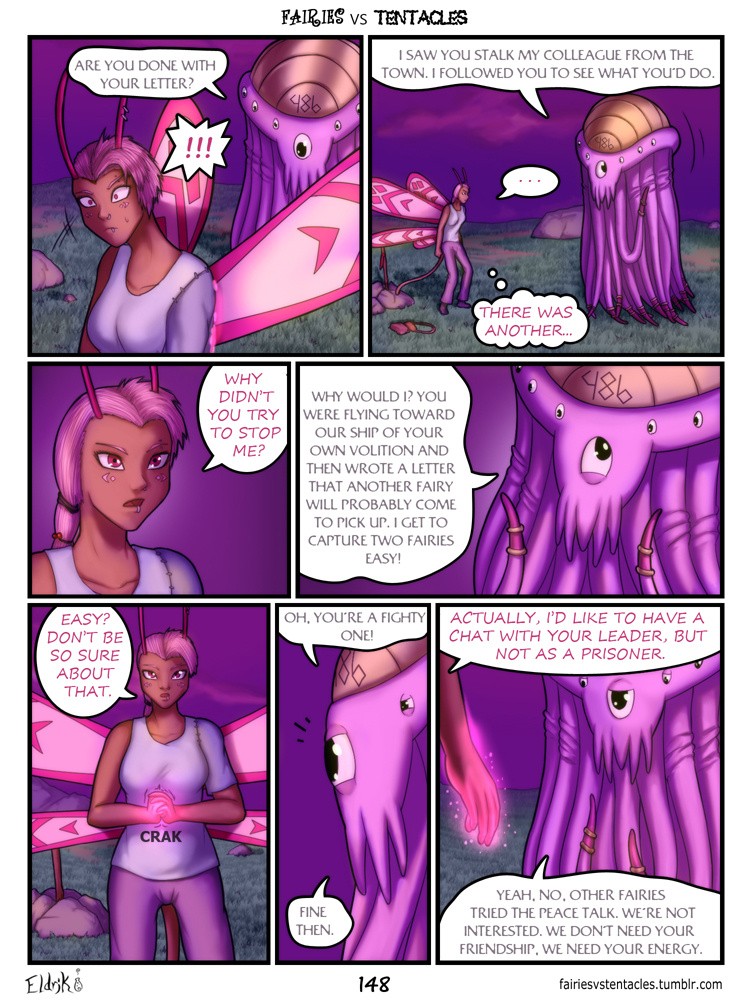 Fairies vs Tentacles Ch. 1-5 porn comic picture 149