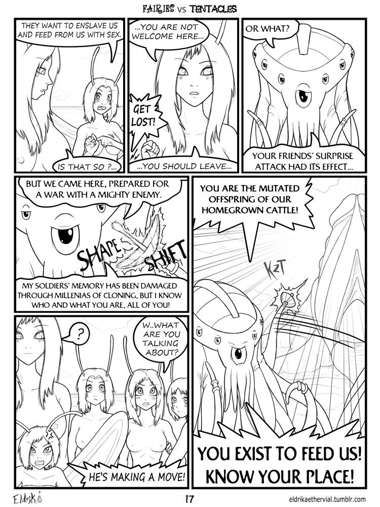 Fairies vs Tentacles Ch. 1-5 porn comic picture 18