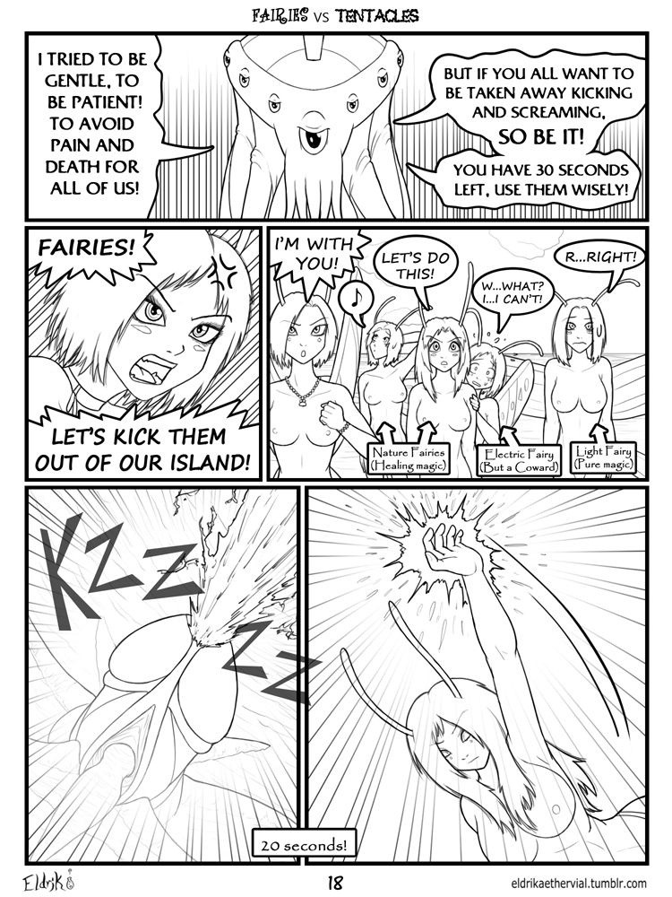 Fairies vs Tentacles Ch. 1-5 porn comic picture 19