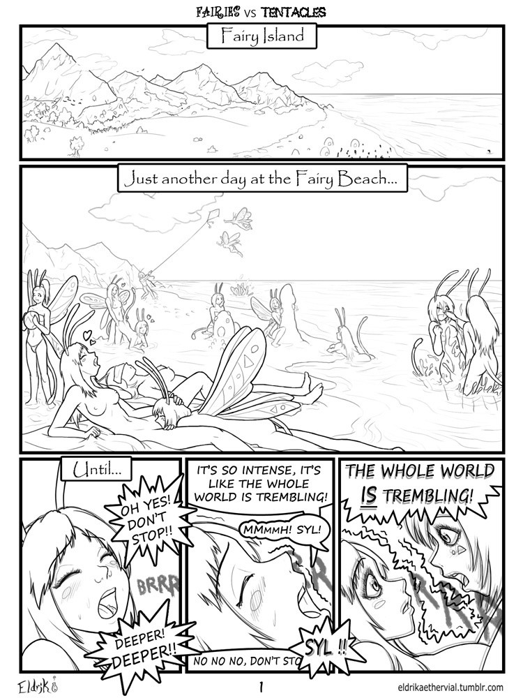 Fairies vs Tentacles Ch. 1-5 porn comic picture 2