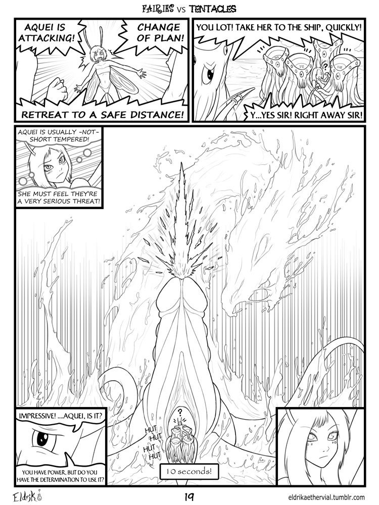 Fairies vs Tentacles Ch. 1-5 porn comic picture 20