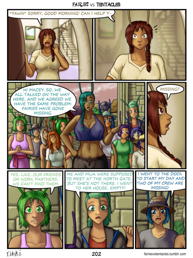 Fairies vs Tentacles Ch. 1-5 porn comic picture 203