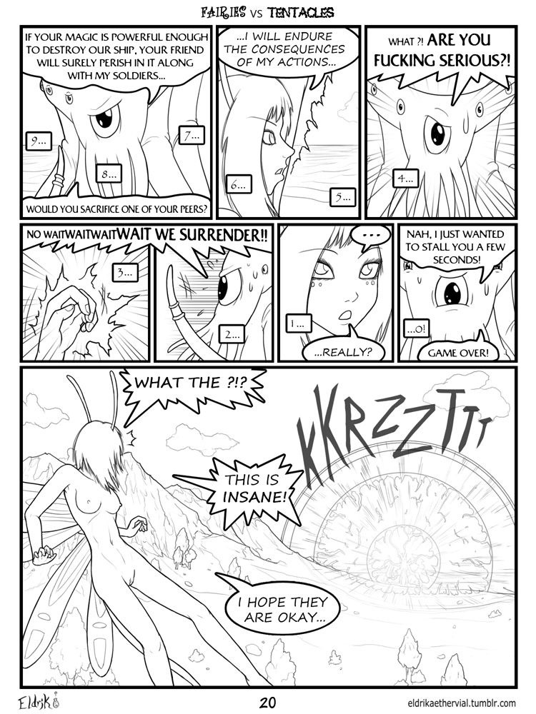 Fairies vs Tentacles Ch. 1-5 porn comic picture 21