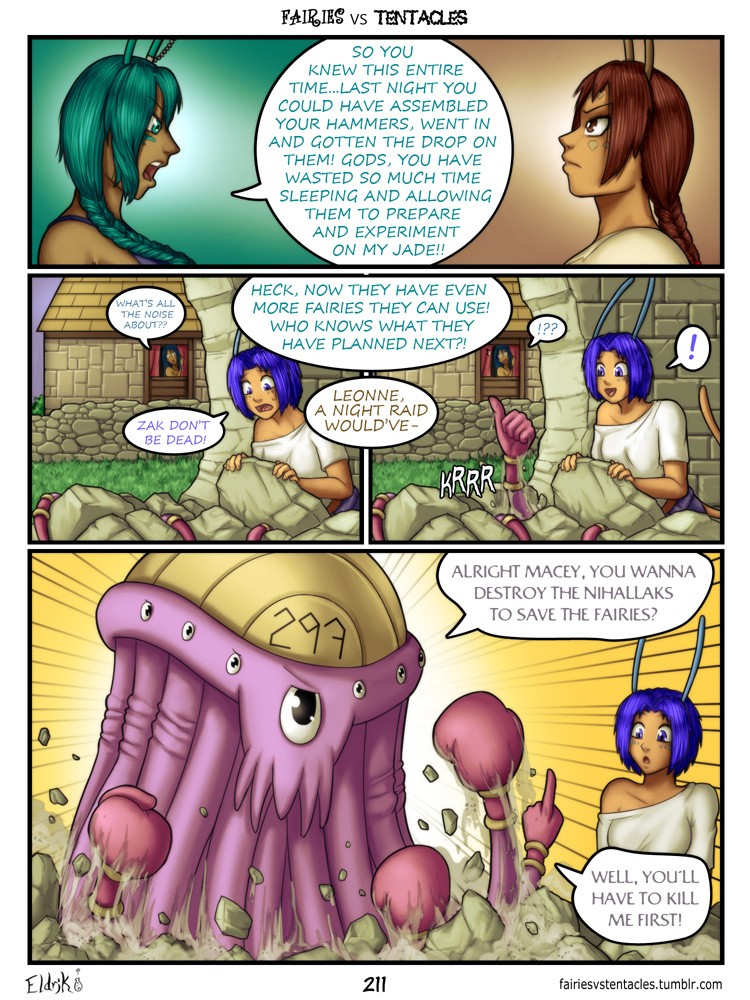 Fairies vs Tentacles Ch. 1-5 porn comic picture 212