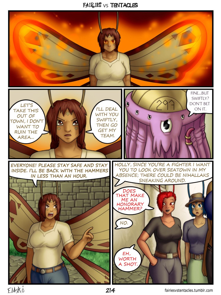 Fairies vs Tentacles Ch. 1-5 porn comic picture 215