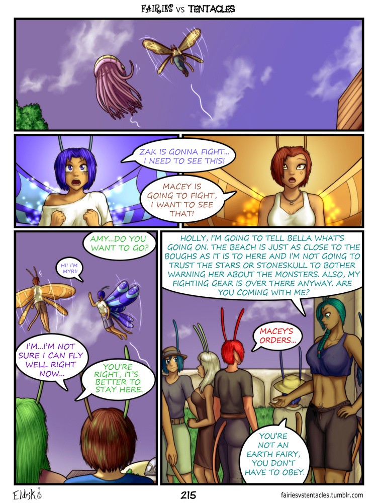 Fairies vs Tentacles Ch. 1-5 porn comic picture 216