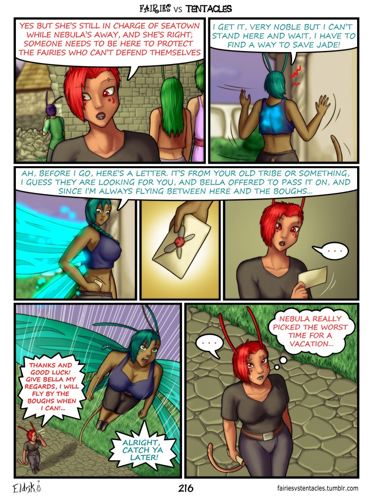 Fairies vs Tentacles Ch. 1-5 porn comic picture 217