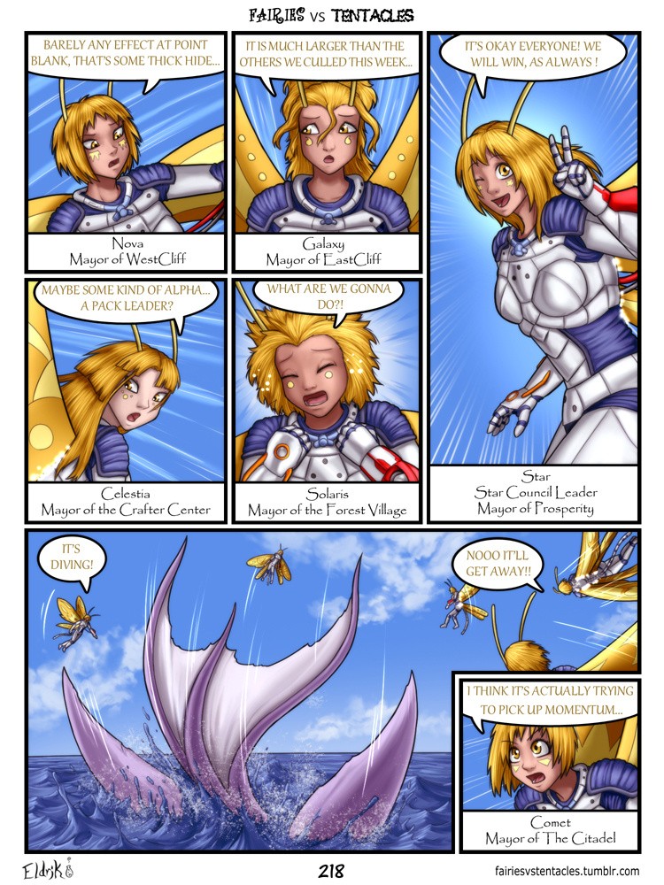 Fairies vs Tentacles Ch. 1-5 porn comic picture 219