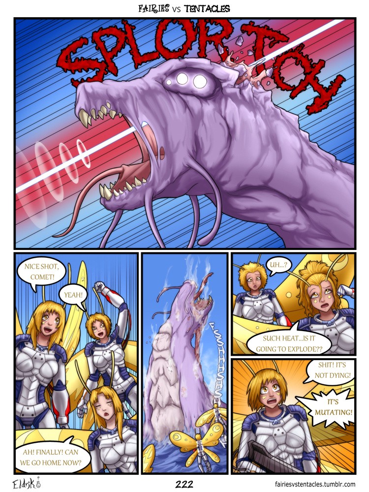 Fairies vs Tentacles Ch. 1-5 porn comic picture 223
