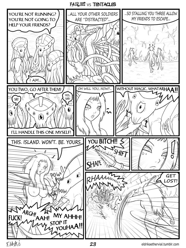 Fairies vs Tentacles Ch. 1-5 porn comic picture 24