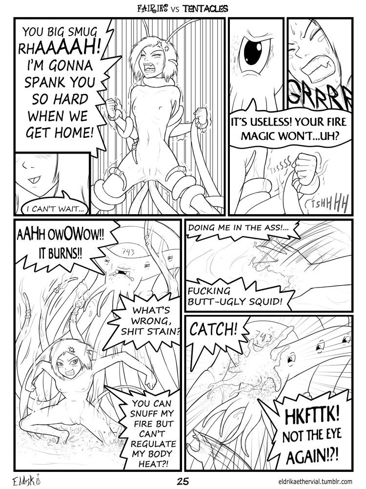 Fairies vs Tentacles Ch. 1-5 porn comic picture 26