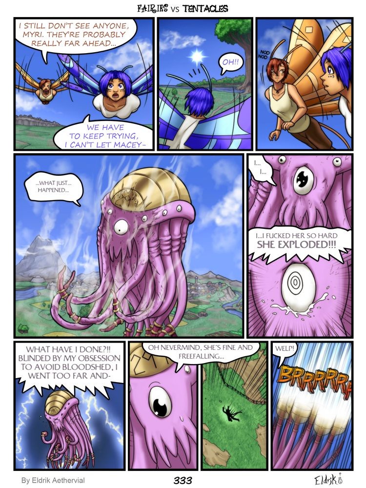 Fairies vs Tentacles Ch. 1-5 porn comic picture 335
