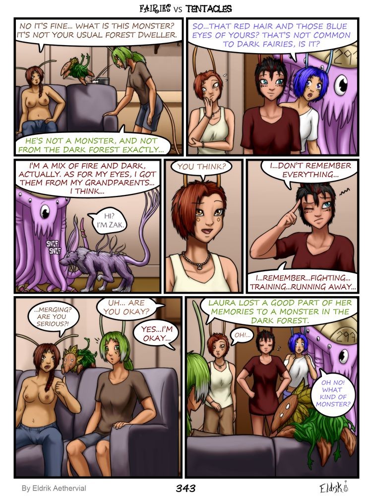 Fairies vs Tentacles Ch. 1-5 porn comic picture 345