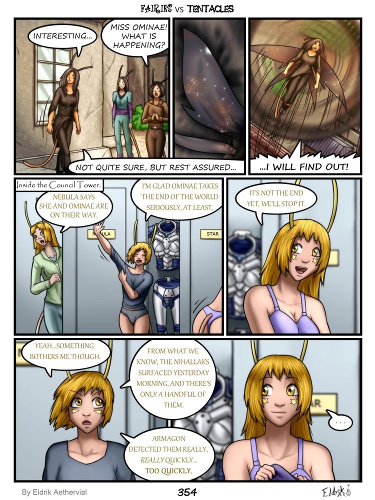 Fairies vs Tentacles Ch. 1-5 porn comic picture 356