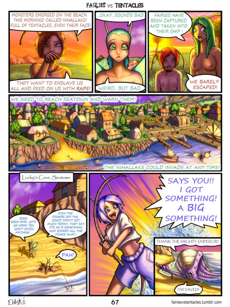 Fairies vs Tentacles Ch. 1-5 porn comic picture 68