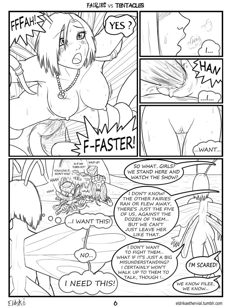 Fairies vs Tentacles Ch. 1-5 porn comic picture 7