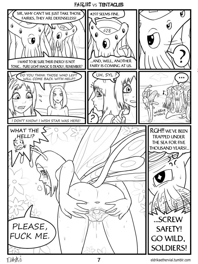 Fairies vs Tentacles Ch. 1-5 porn comic picture 8