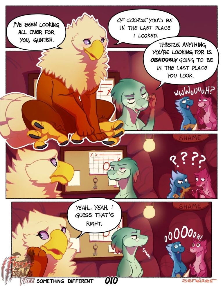 Frisky Ferals - Something Different porn comic picture 10