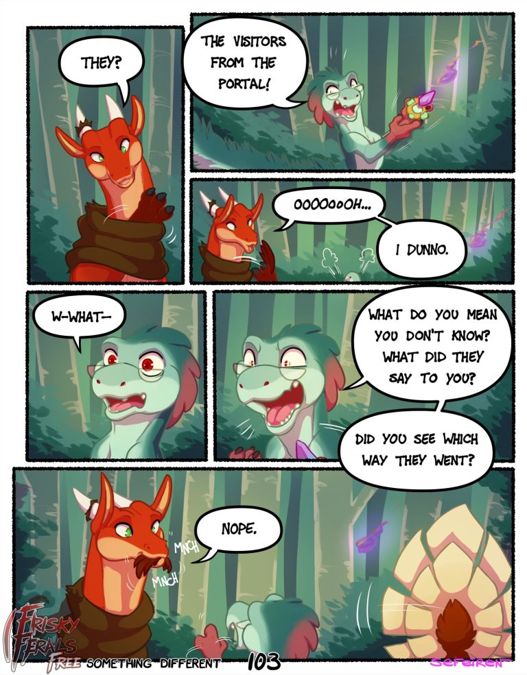 Frisky Ferals - Something Different porn comic picture 103