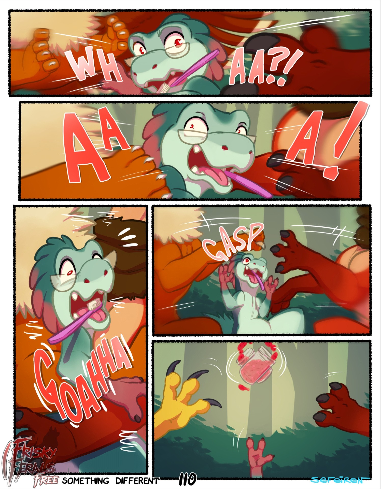 Frisky Ferals - Something Different porn comic picture 110