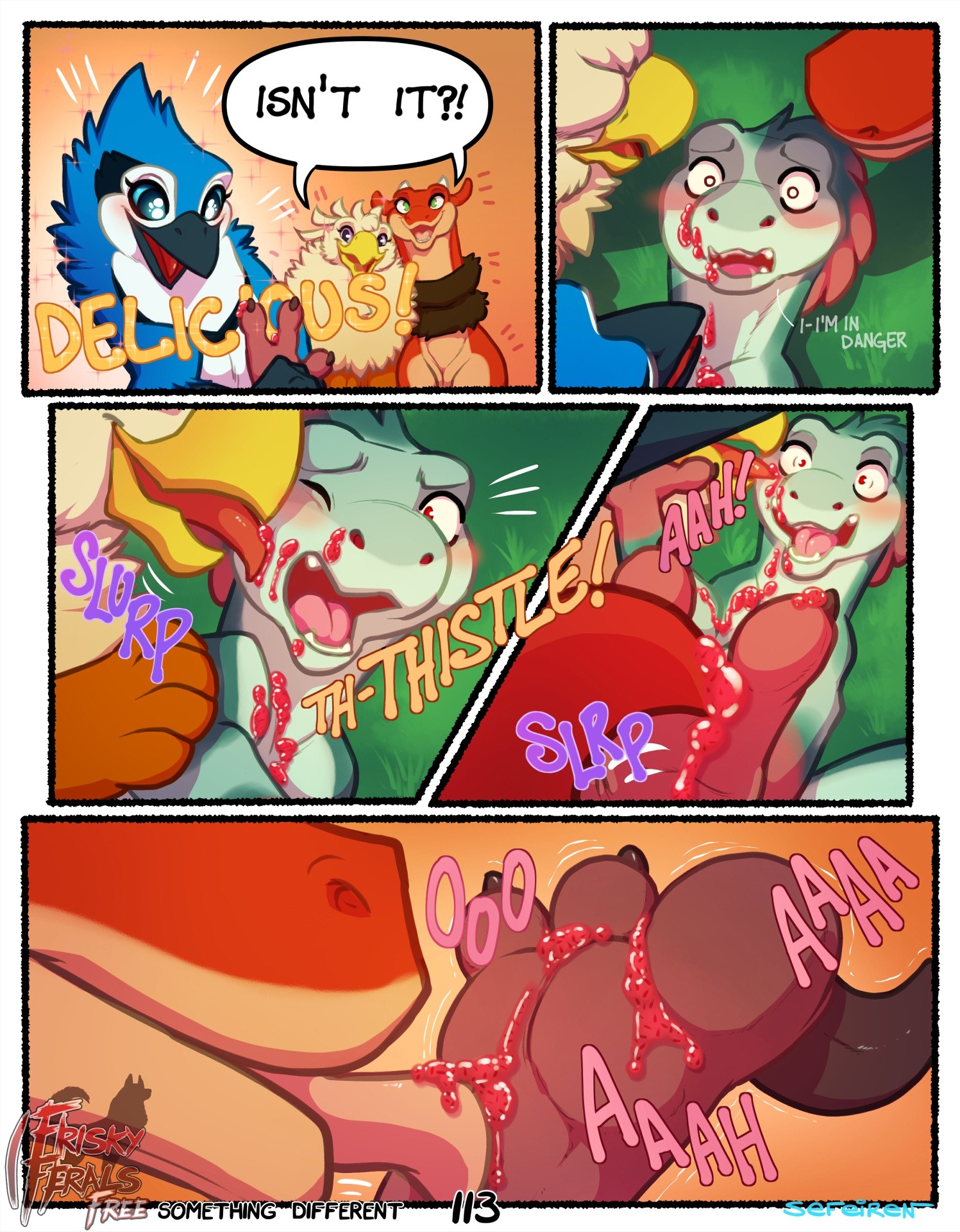 Frisky Ferals - Something Different porn comic picture 113