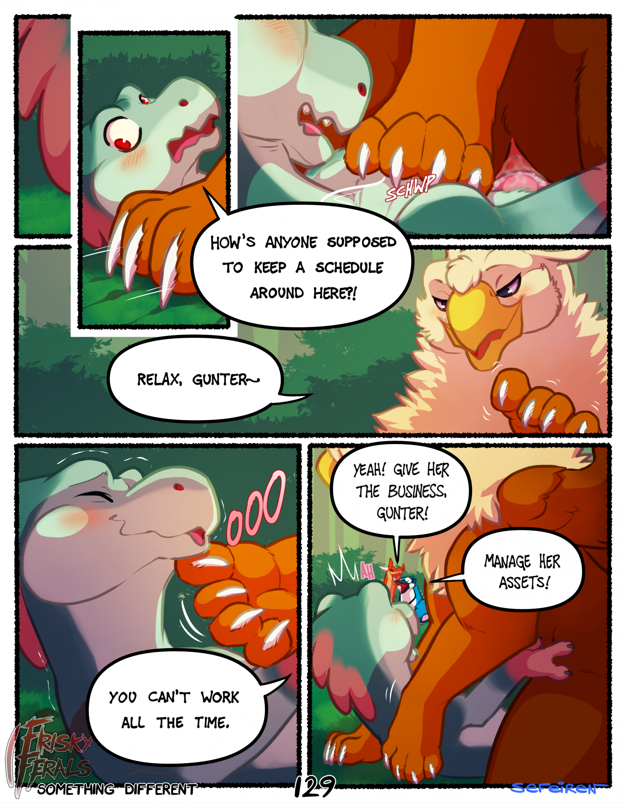 Frisky Ferals - Something Different porn comic picture 129