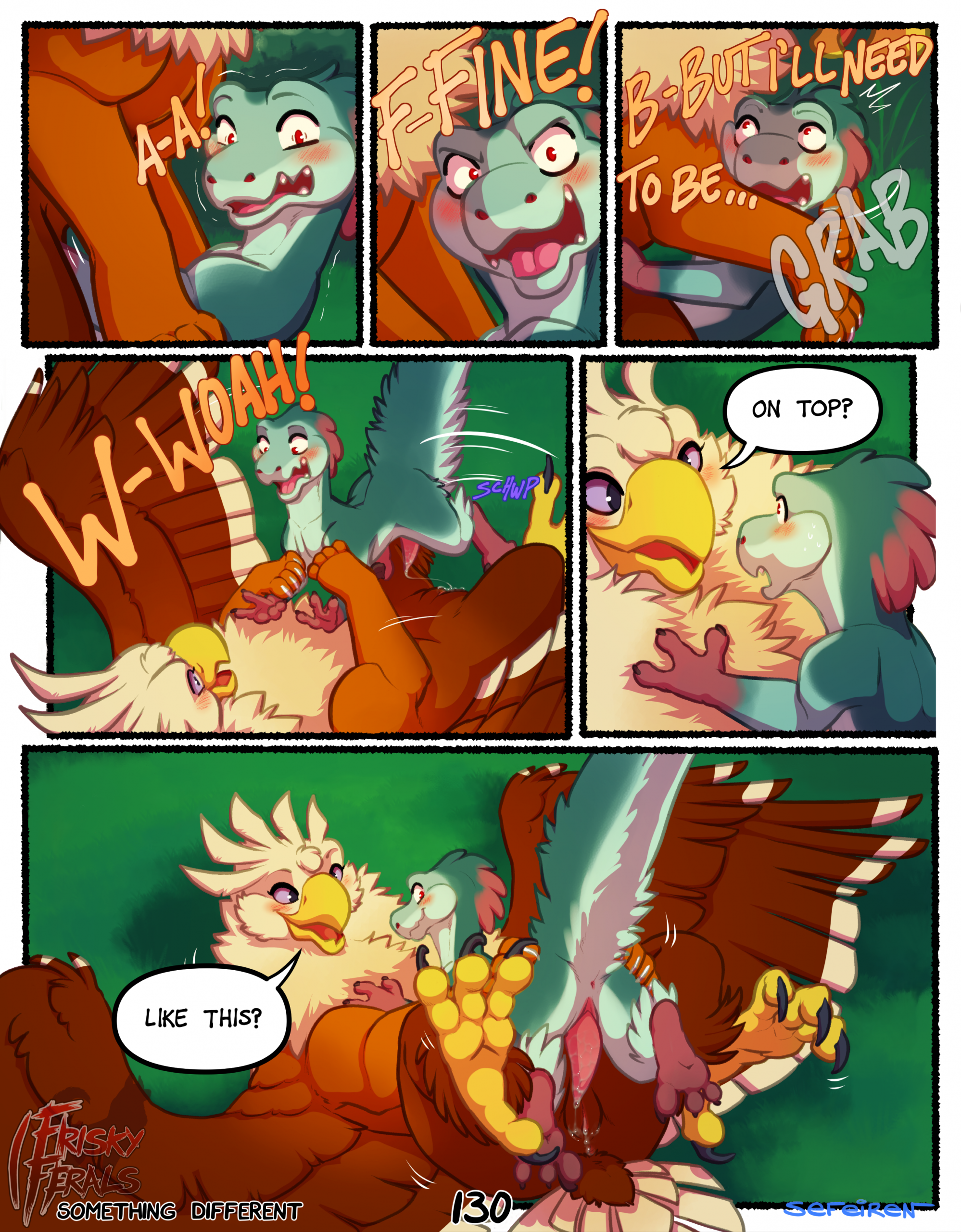 Frisky Ferals - Something Different porn comic picture 130