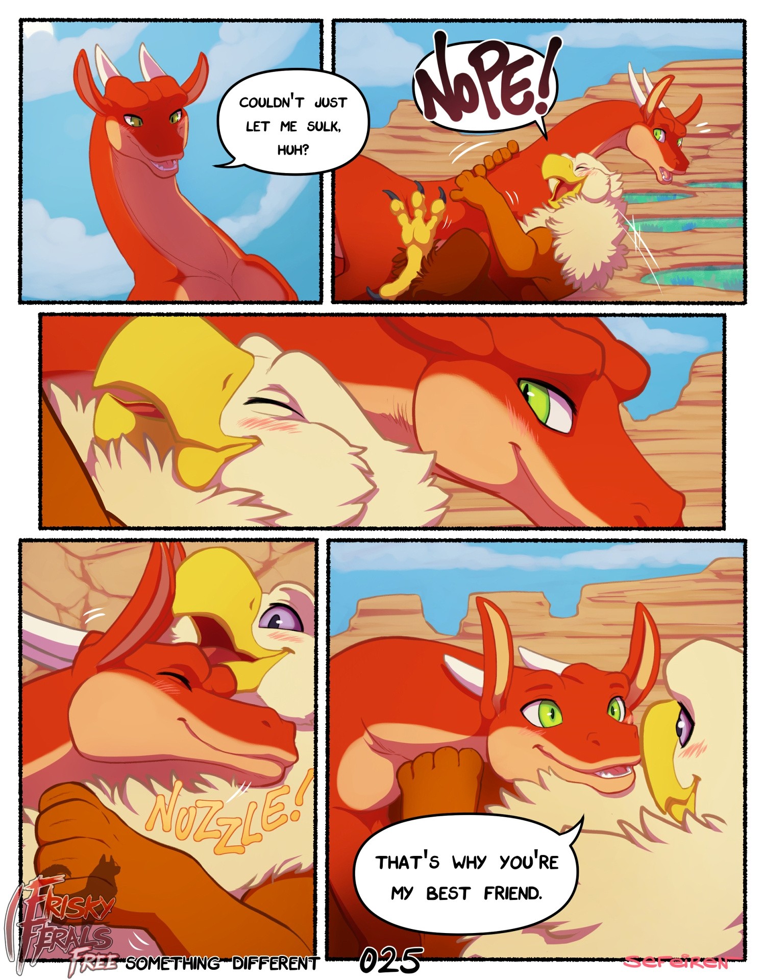 Frisky Ferals - Something Different porn comic picture 25