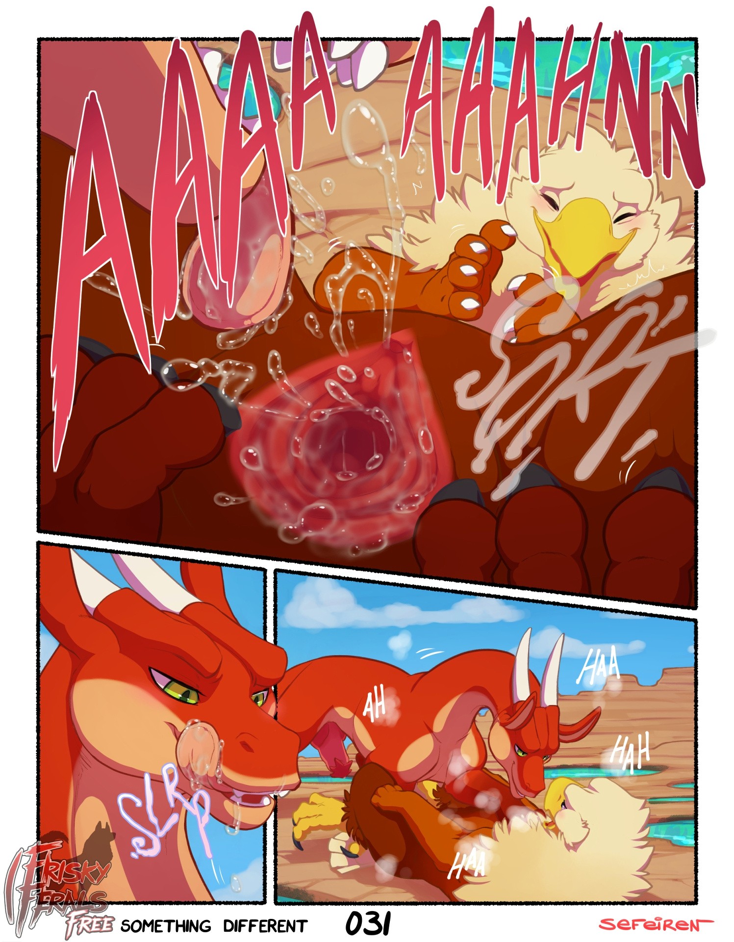 Frisky Ferals - Something Different porn comic picture 31