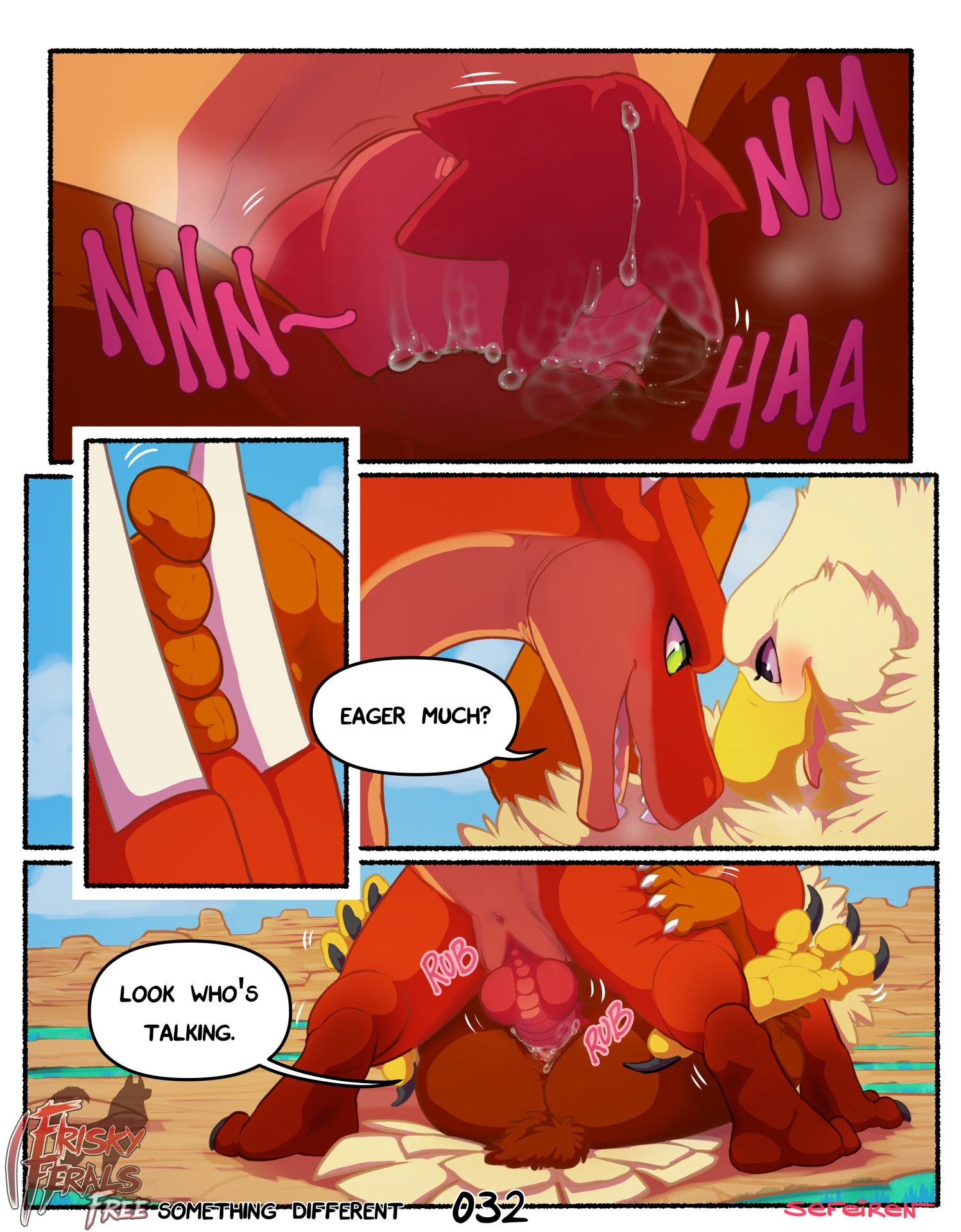 Frisky Ferals - Something Different porn comic picture 32