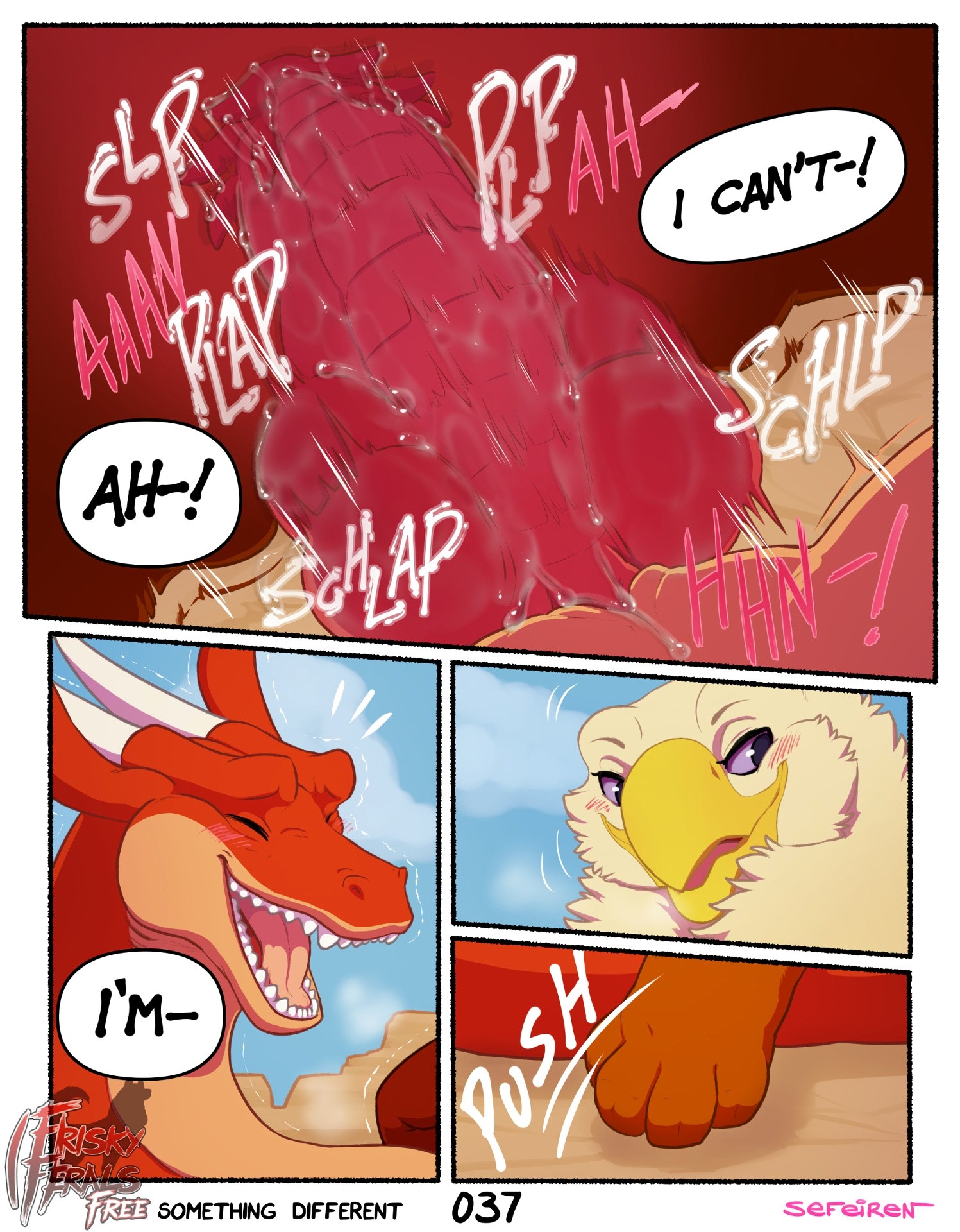 Frisky Ferals - Something Different porn comic picture 37