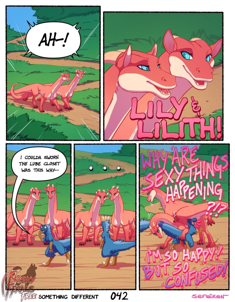 Frisky Ferals - Something Different porn comic picture 42