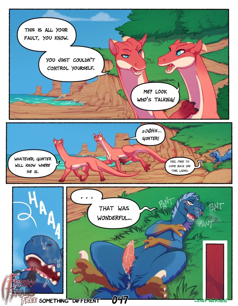 Frisky Ferals - Something Different porn comic picture 47