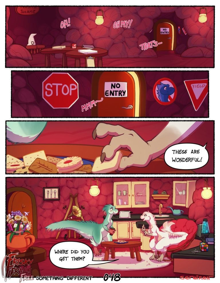 Frisky Ferals - Something Different porn comic picture 48