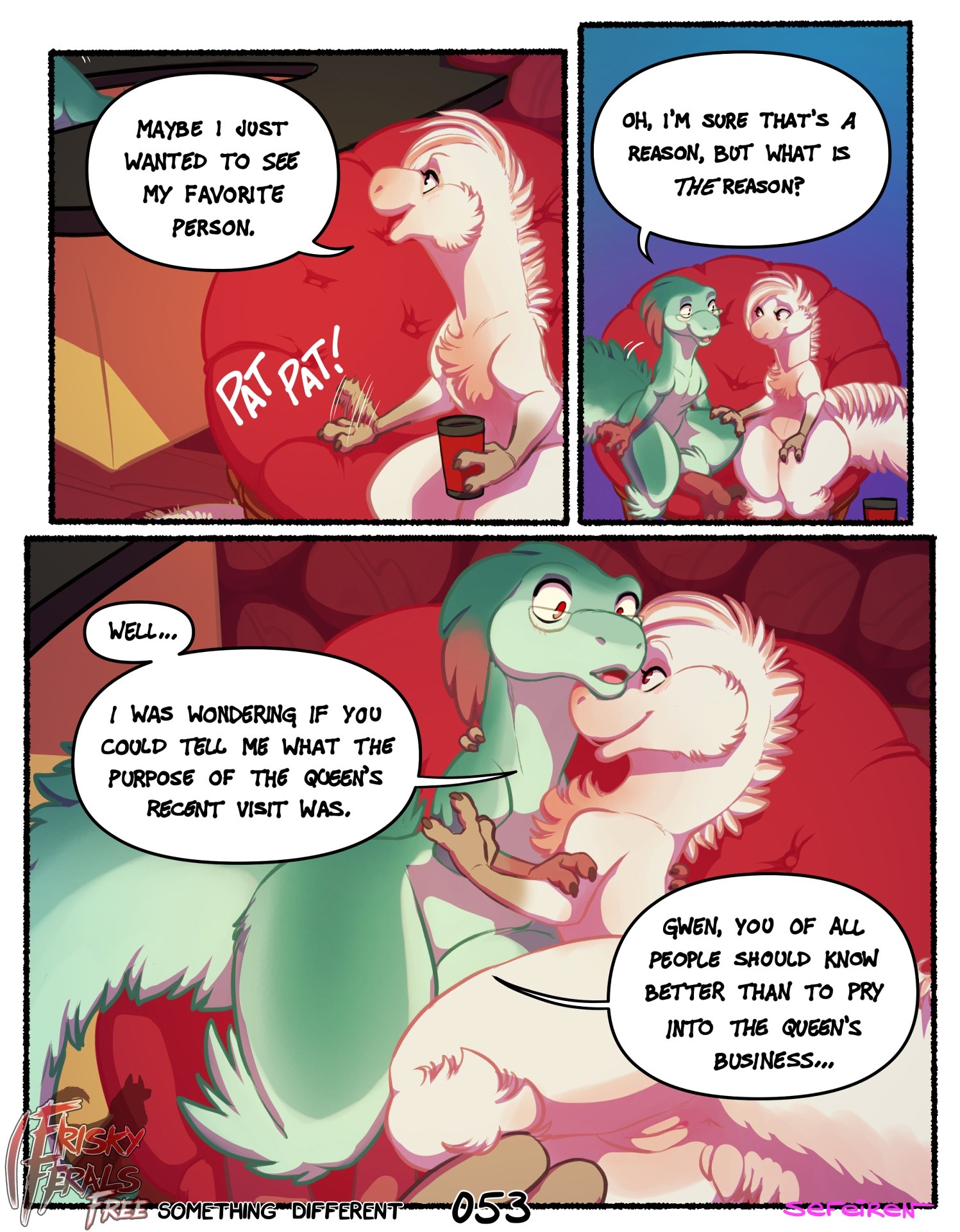 Frisky Ferals - Something Different porn comic picture 53