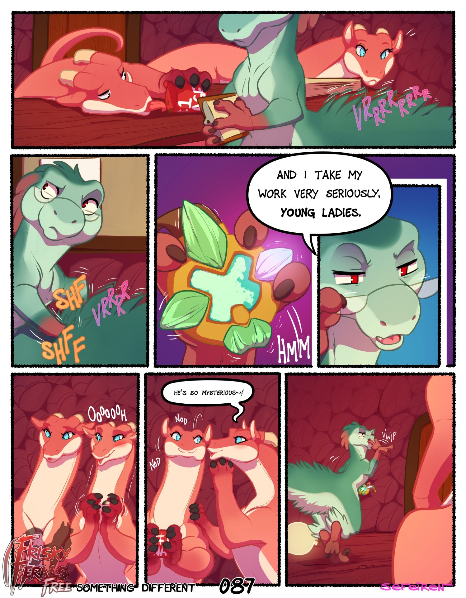 Frisky Ferals - Something Different porn comic picture 87