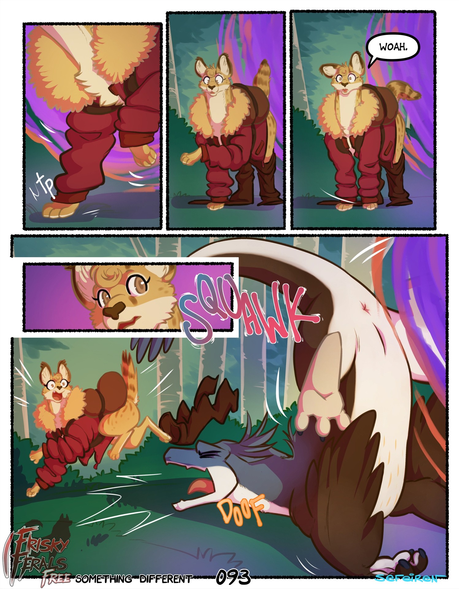 Frisky Ferals - Something Different porn comic picture 93