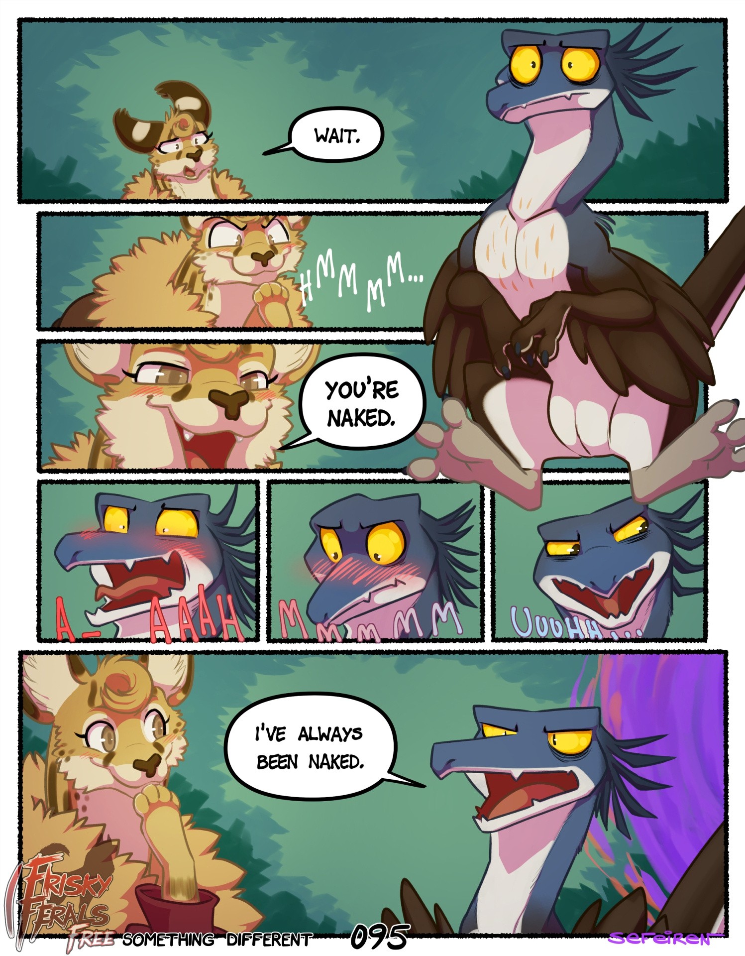Frisky Ferals - Something Different porn comic picture 95