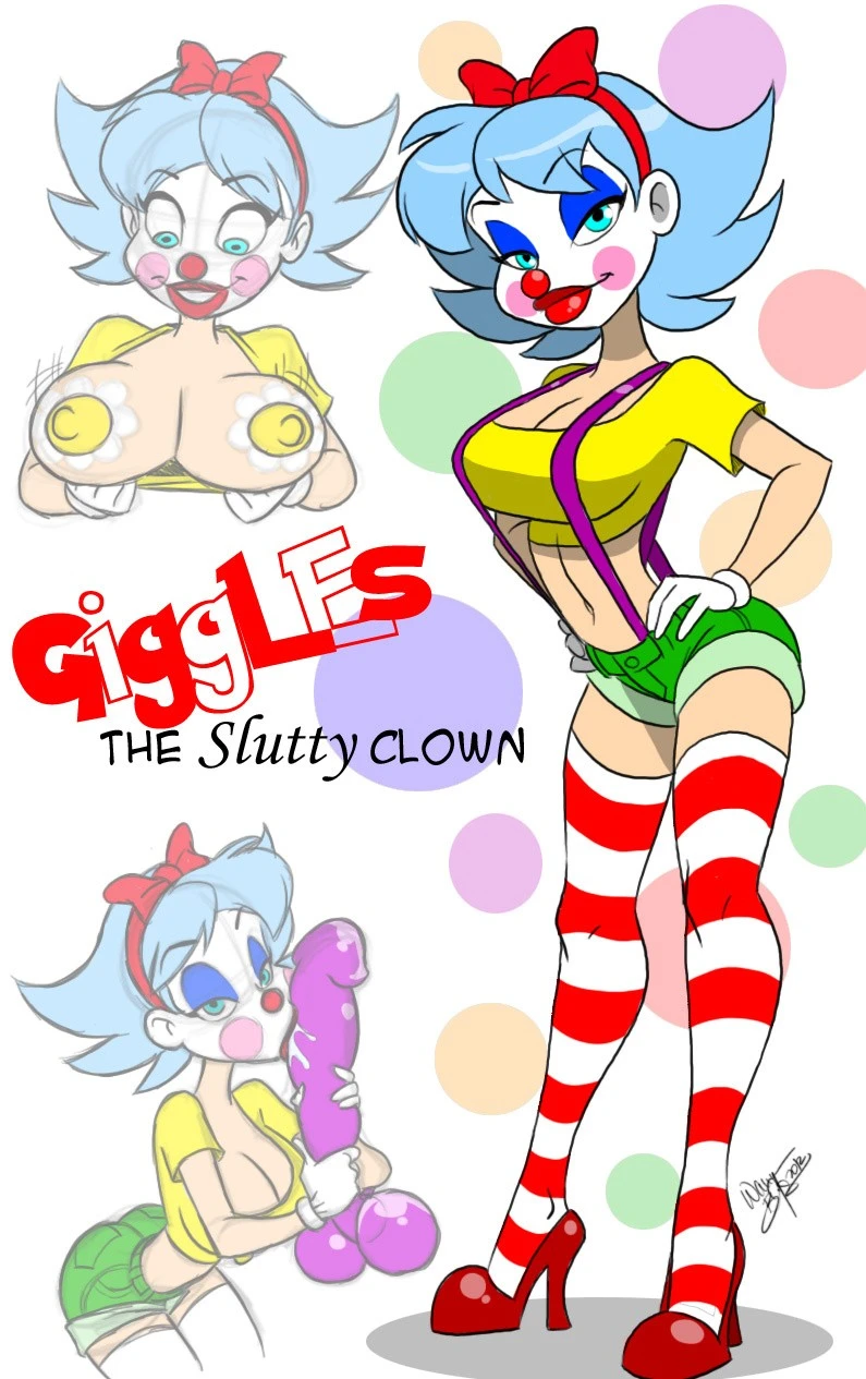Giggles The Slutty Clown porn comic picture 1