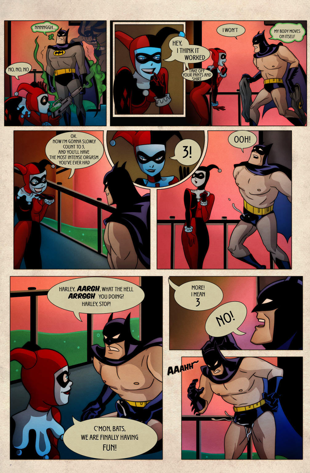 Harley's Tricks porn comic picture 1