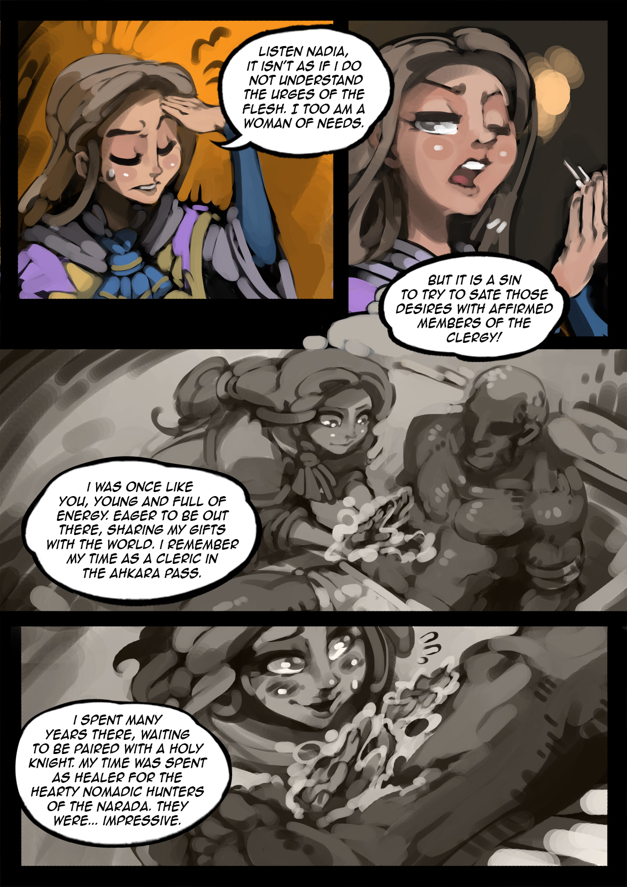 Holy Knight Nadia porn comic picture 14