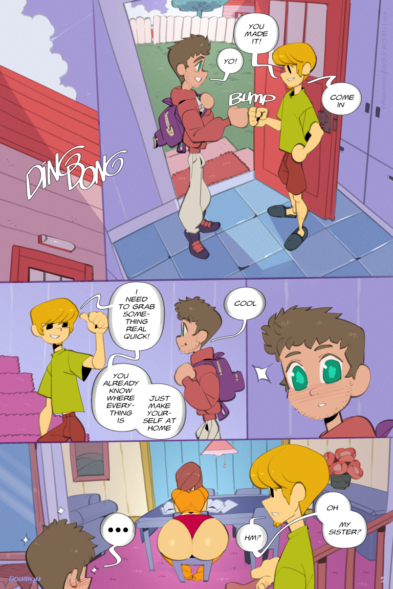Horny Crush porn comic picture 3