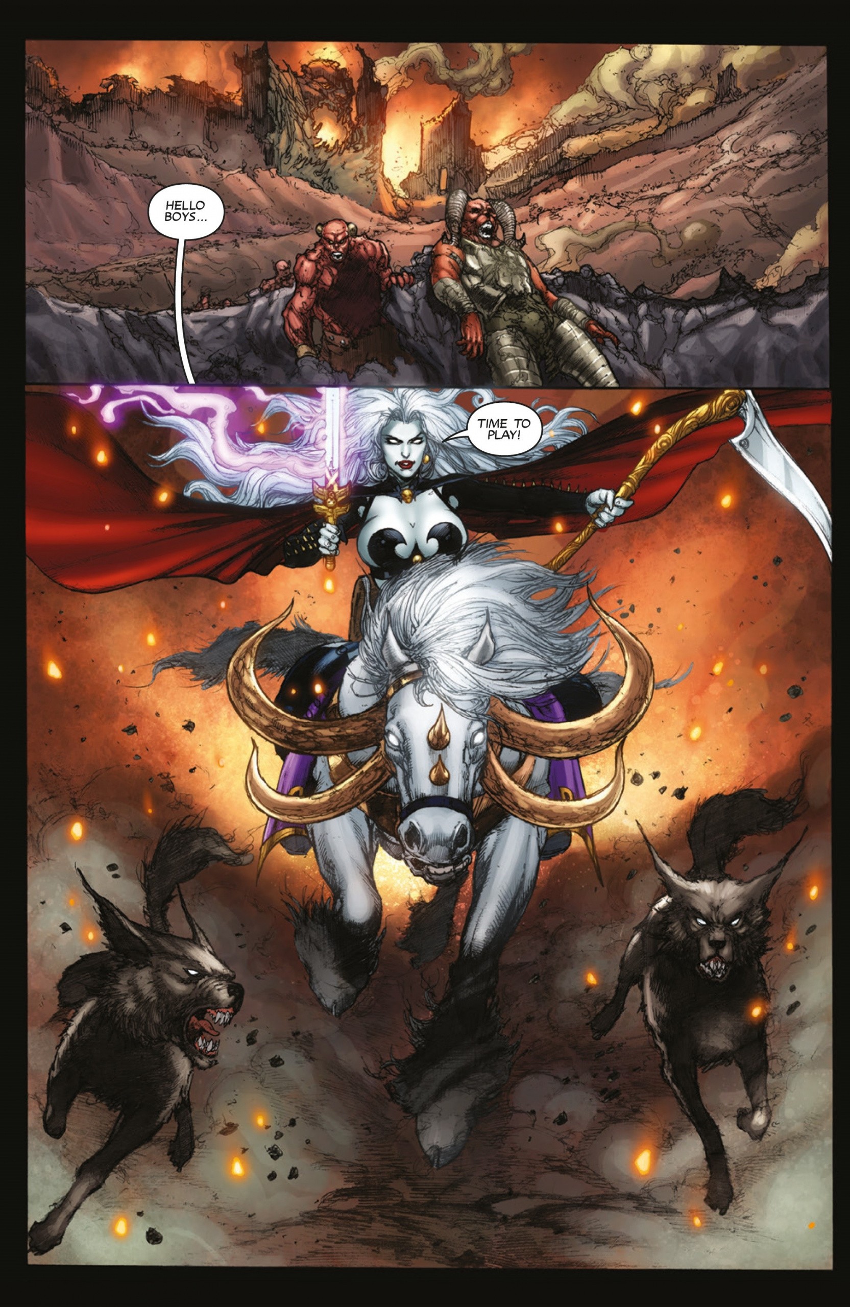 Lady Death Rules! porn comic picture 38