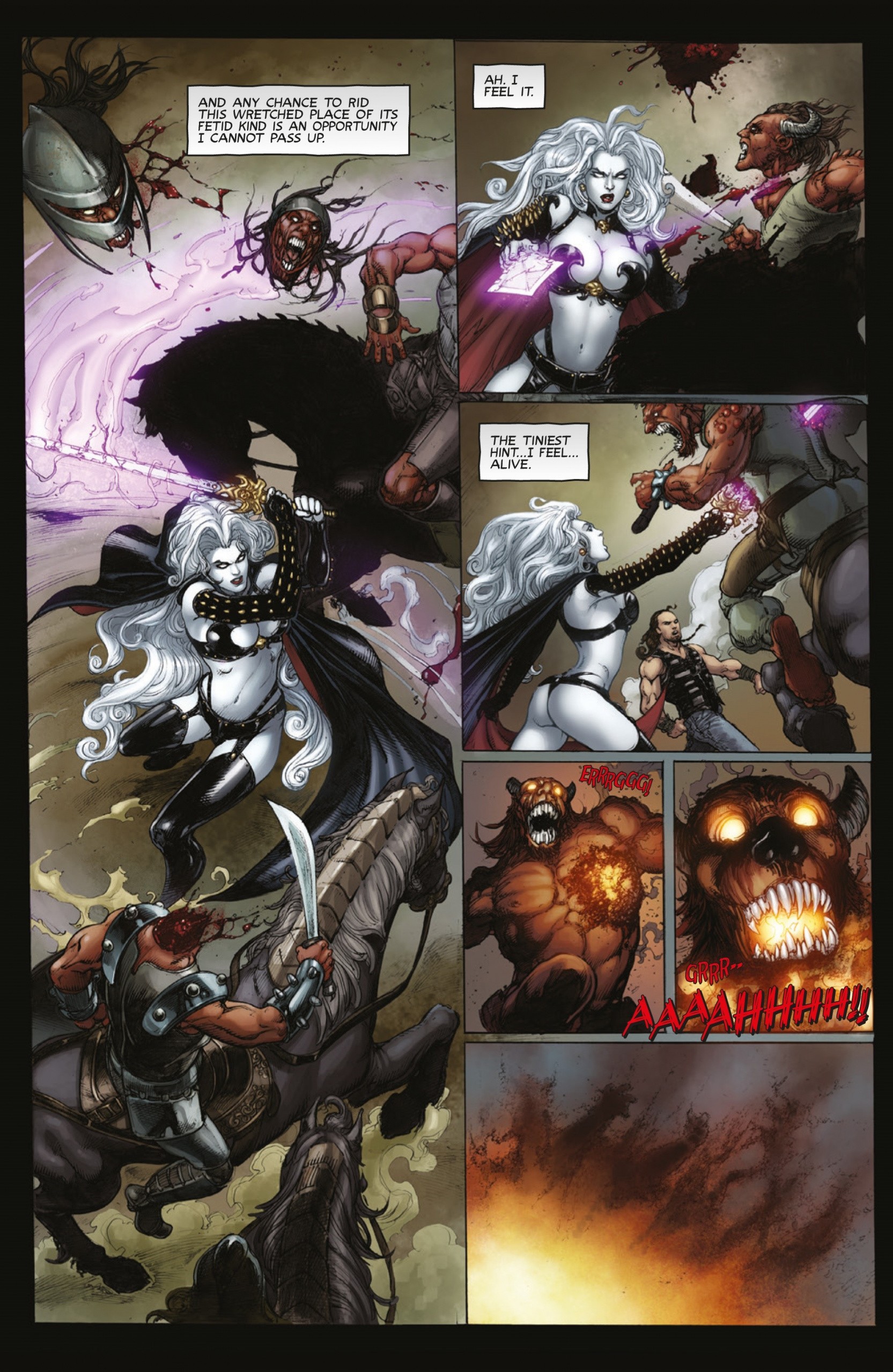 Lady Death Rules! porn comic picture 7