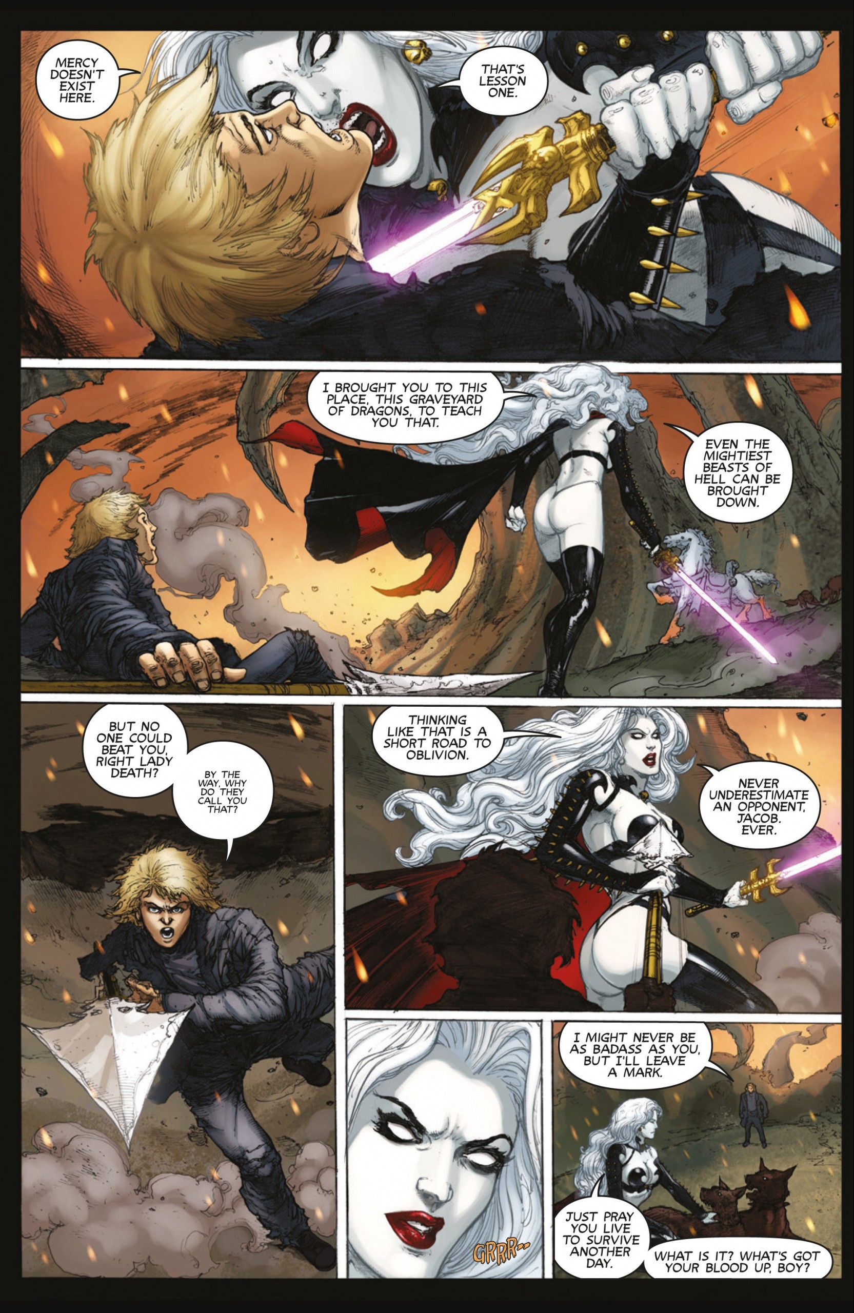 Lady Death Rules! porn comic picture 87