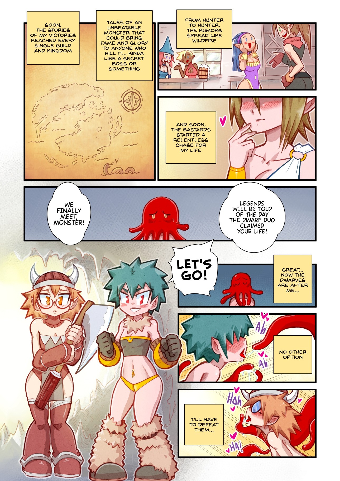 Life as a Tentacle Monster in Another World porn comic picture 10