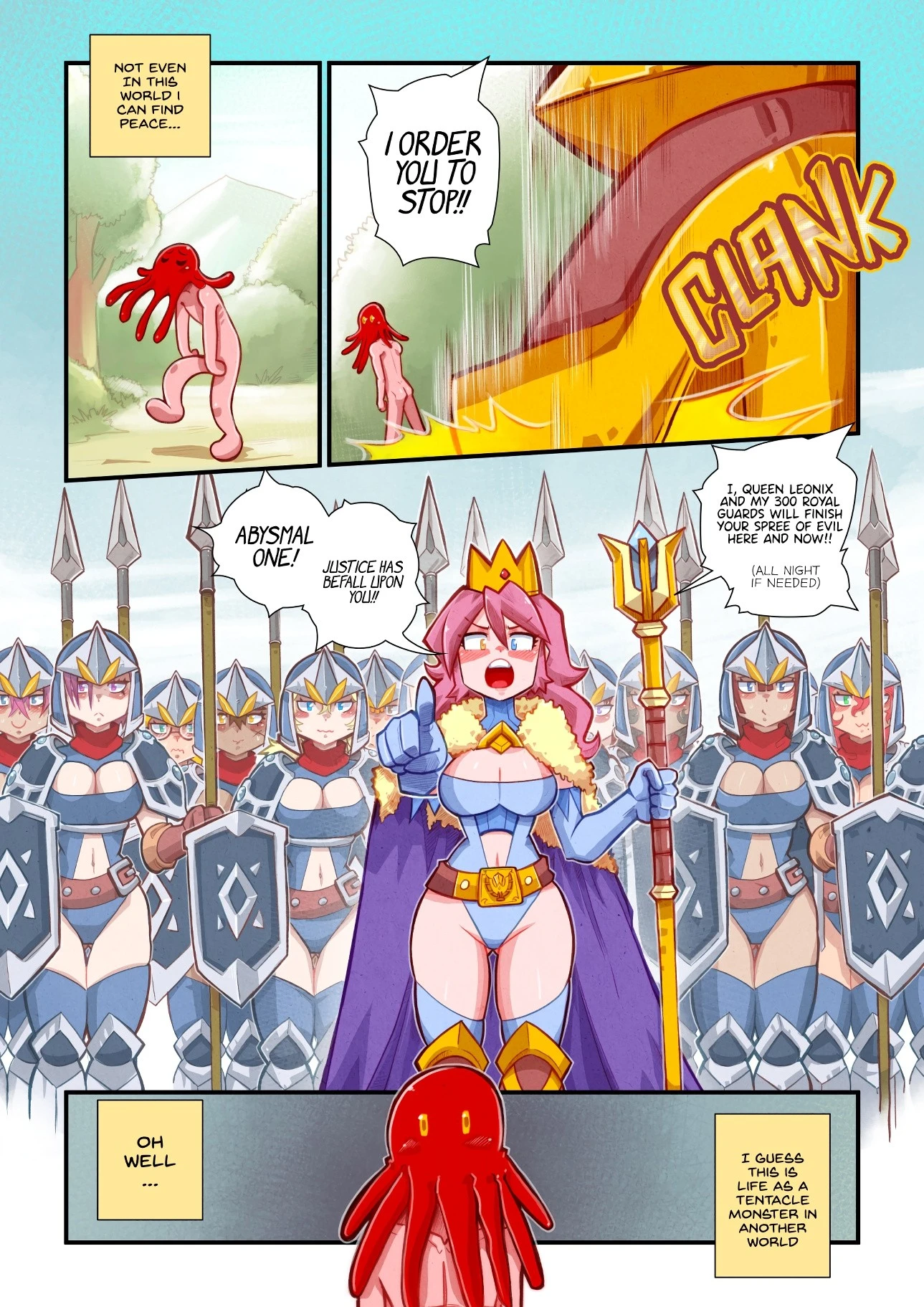 Life as a Tentacle Monster in Another World porn comic picture 13