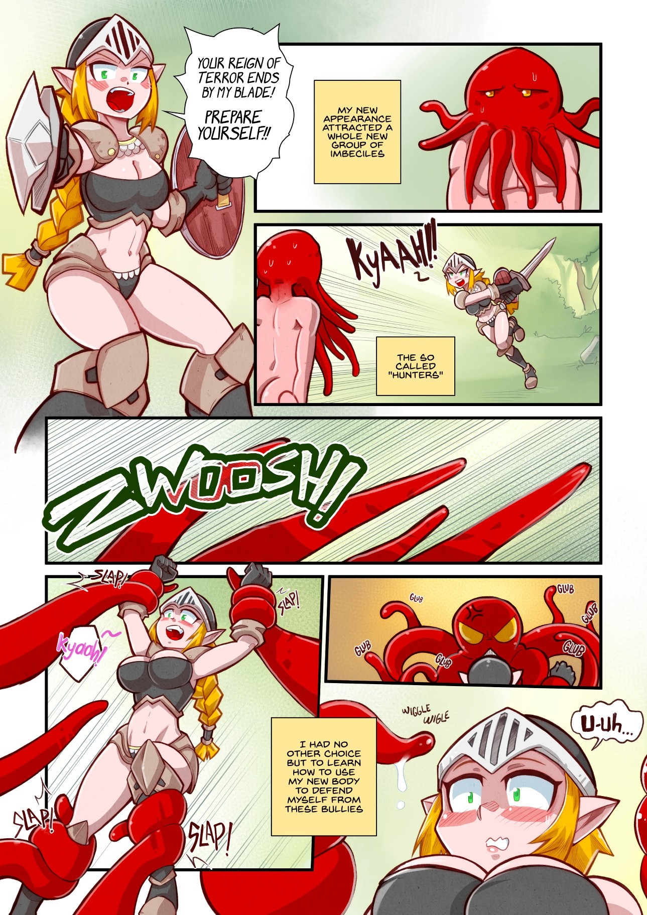 Life as a Tentacle Monster in Another World porn comic picture 5