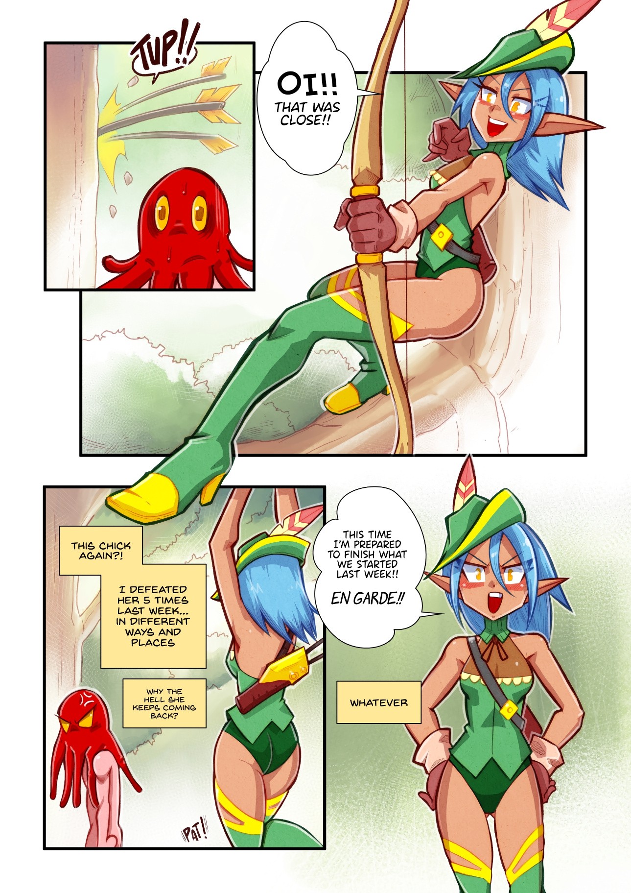 Life as a Tentacle Monster in Another World porn comic picture 7